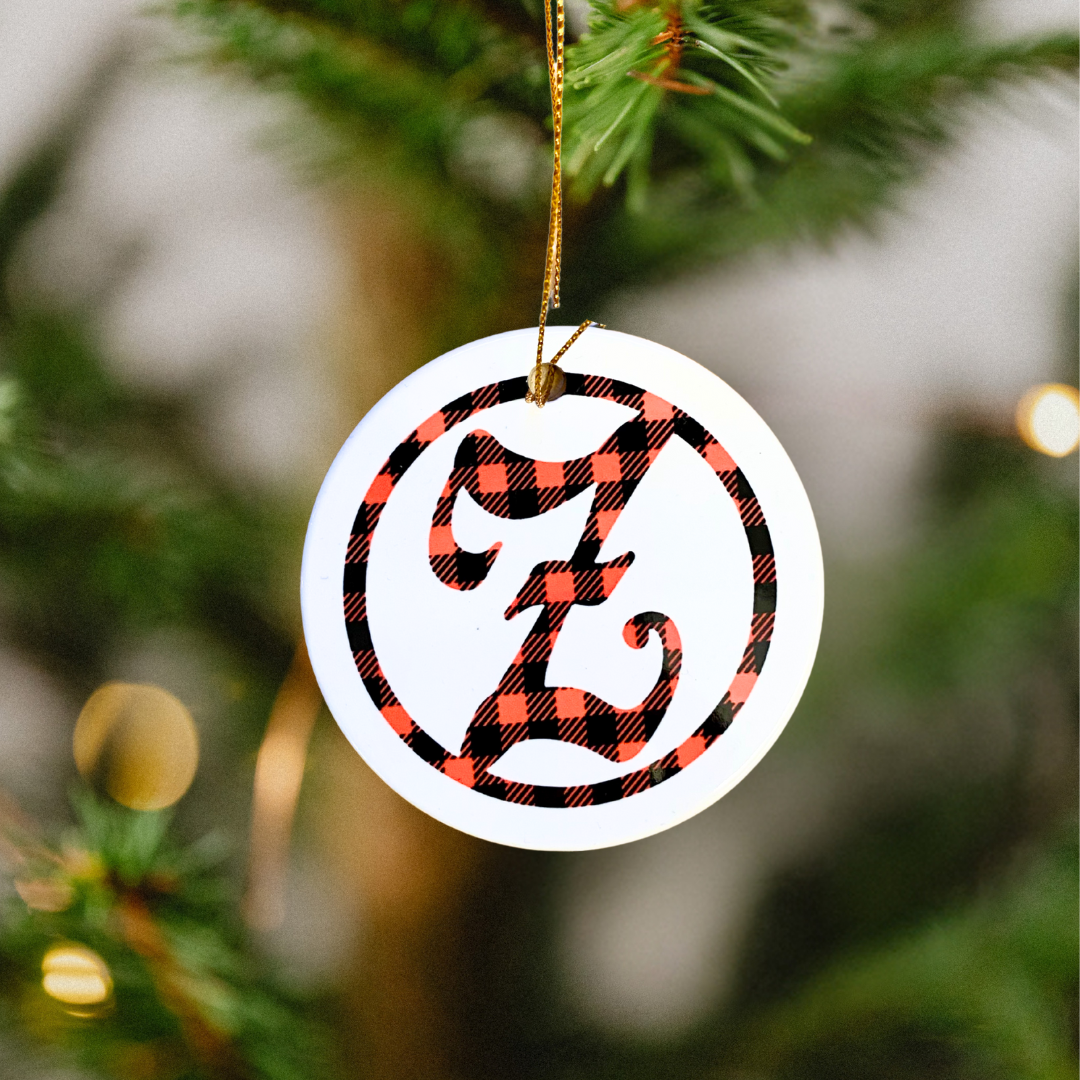 Plaid Zelienople Ornament