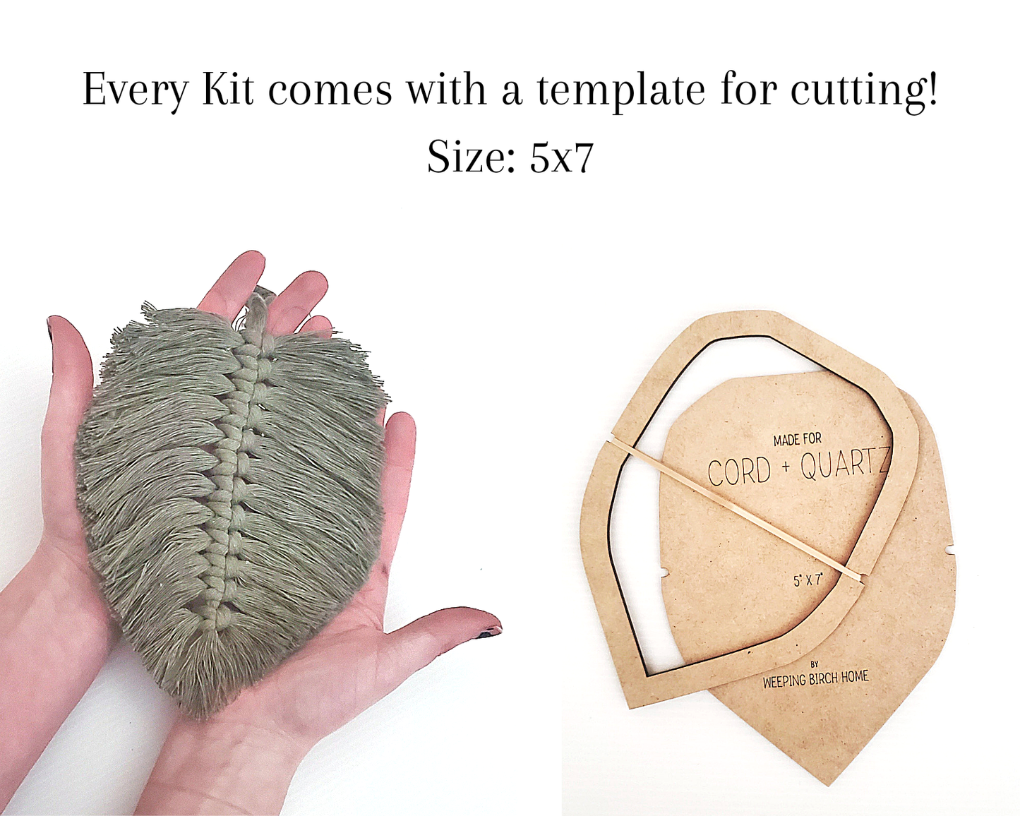 Macrame DIY Leaf Kit