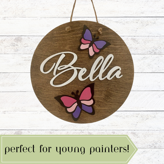 Butterfly Mini Door Hanger:  K02