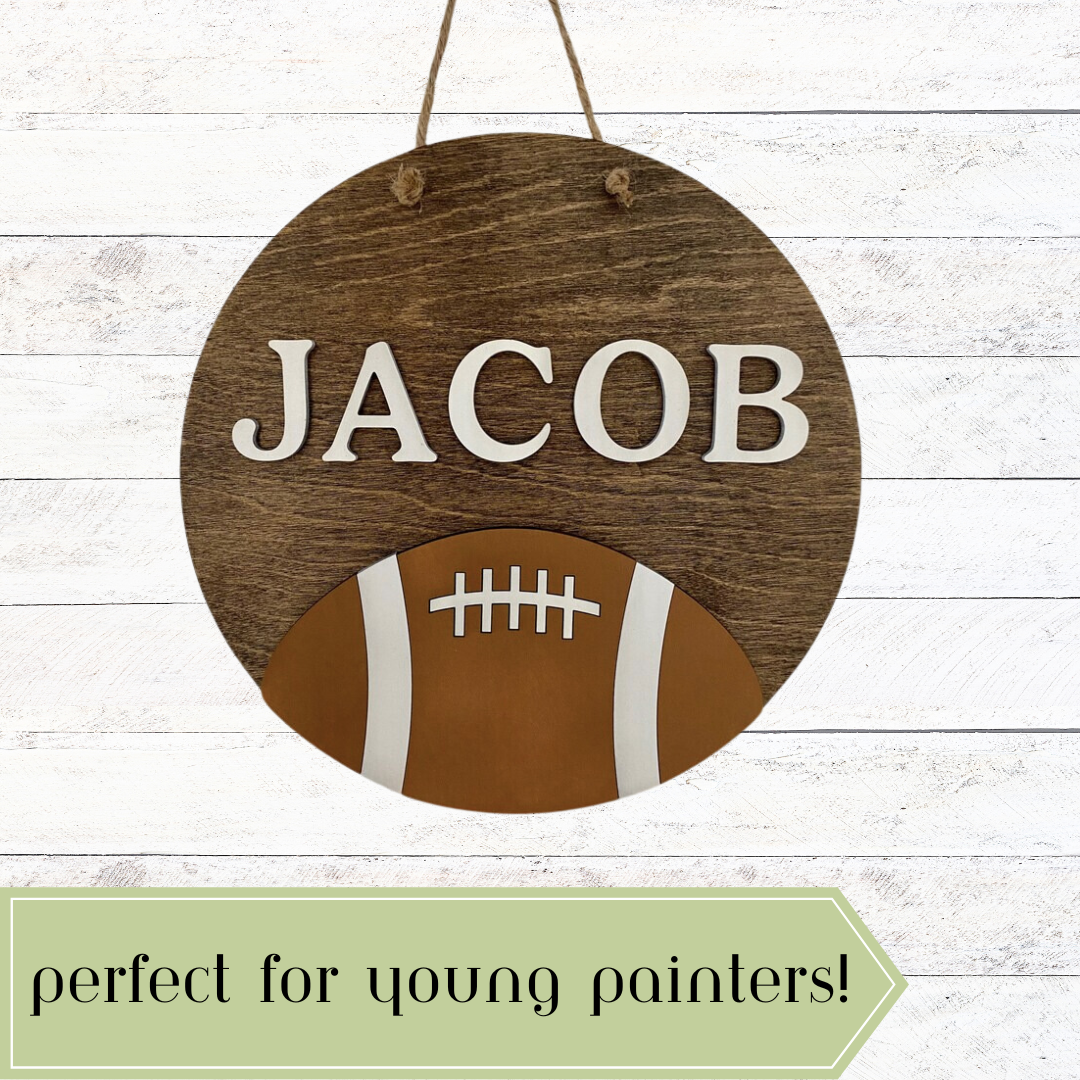 Football Mini Door Hanger: K06