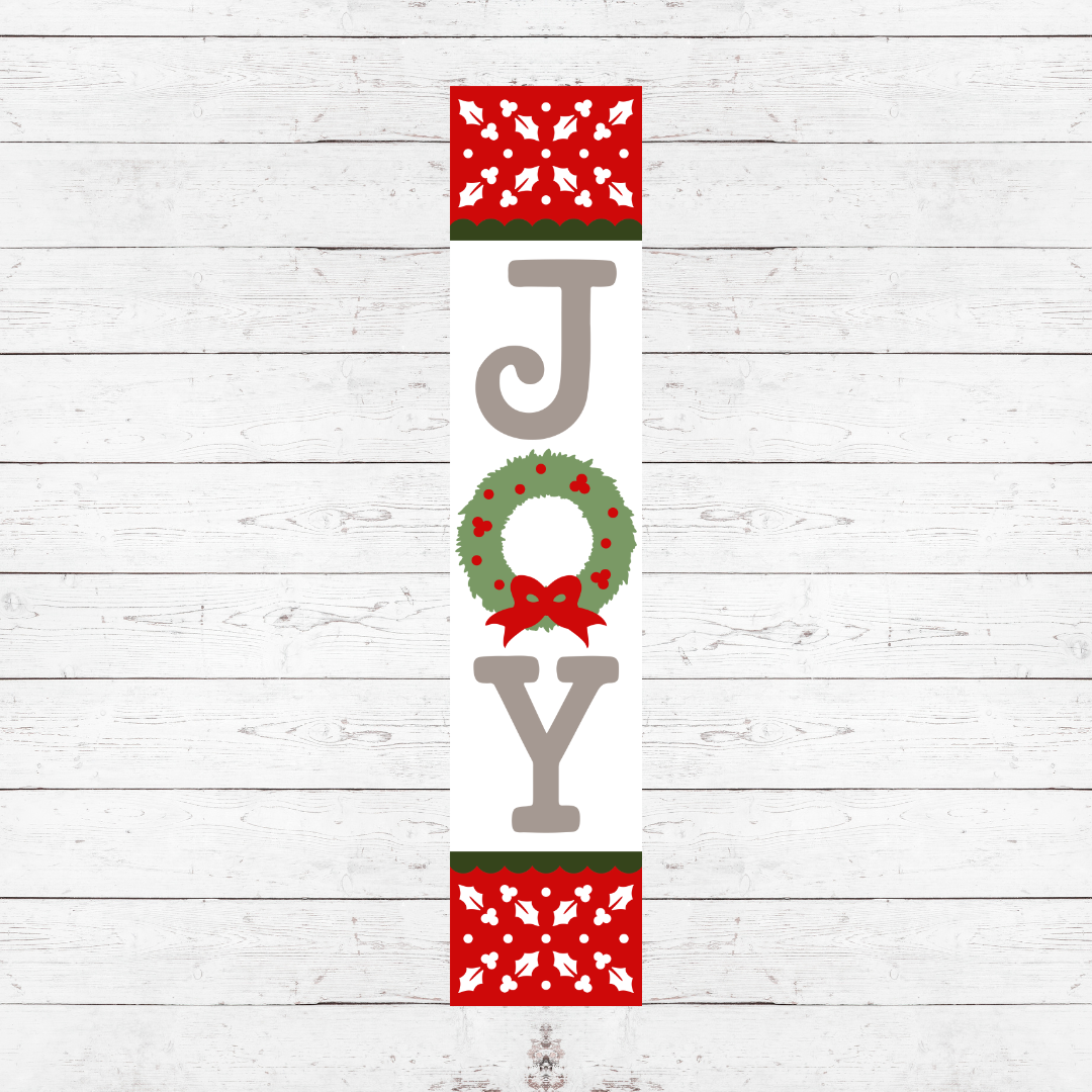 Joy Wreath Porch Sign PS19