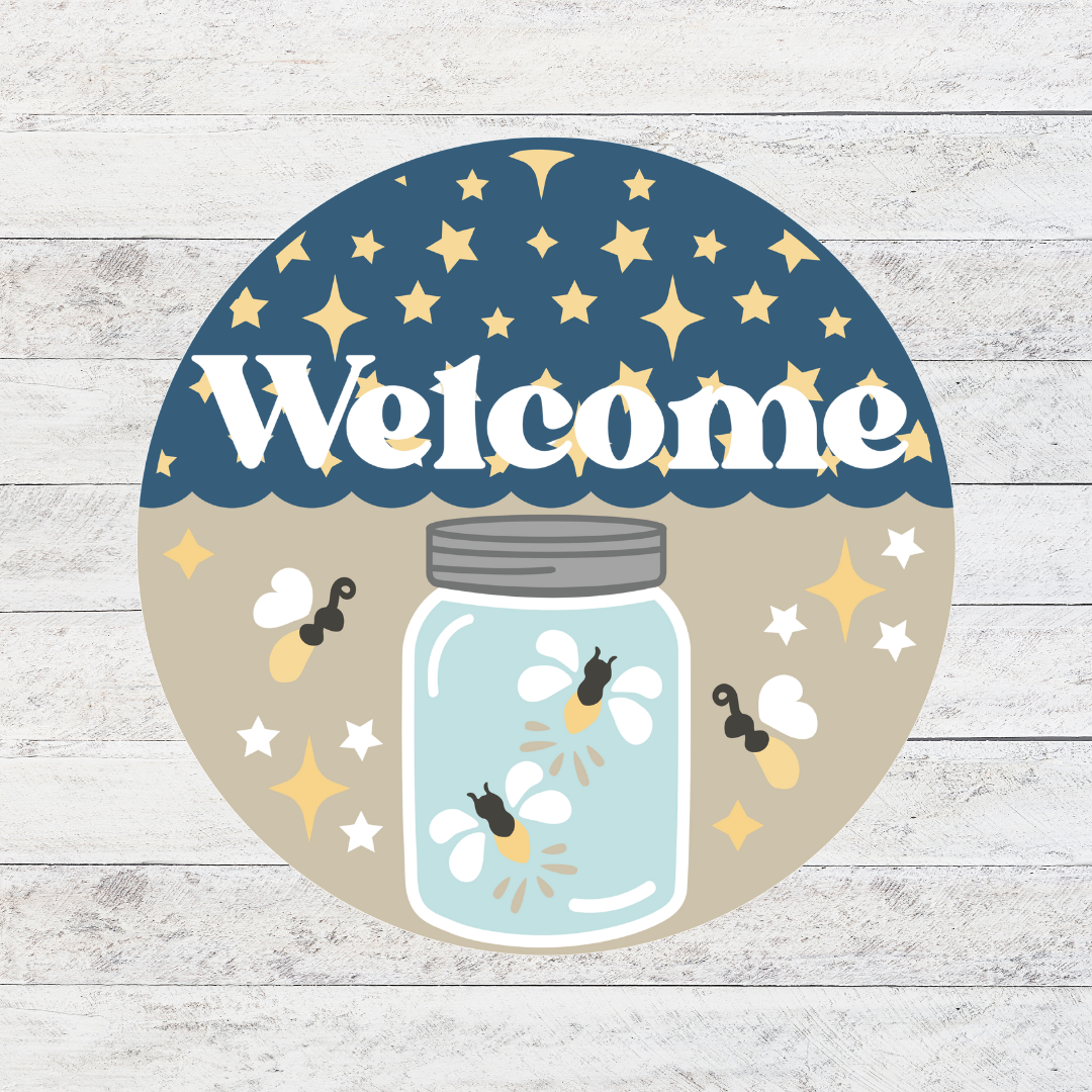 Fireflies 3D Door Hanger