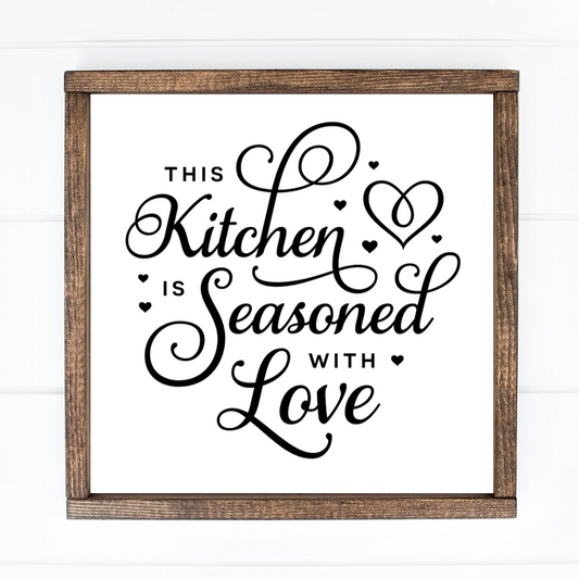 This Kitchen is Seasoned with Love:  KLB09