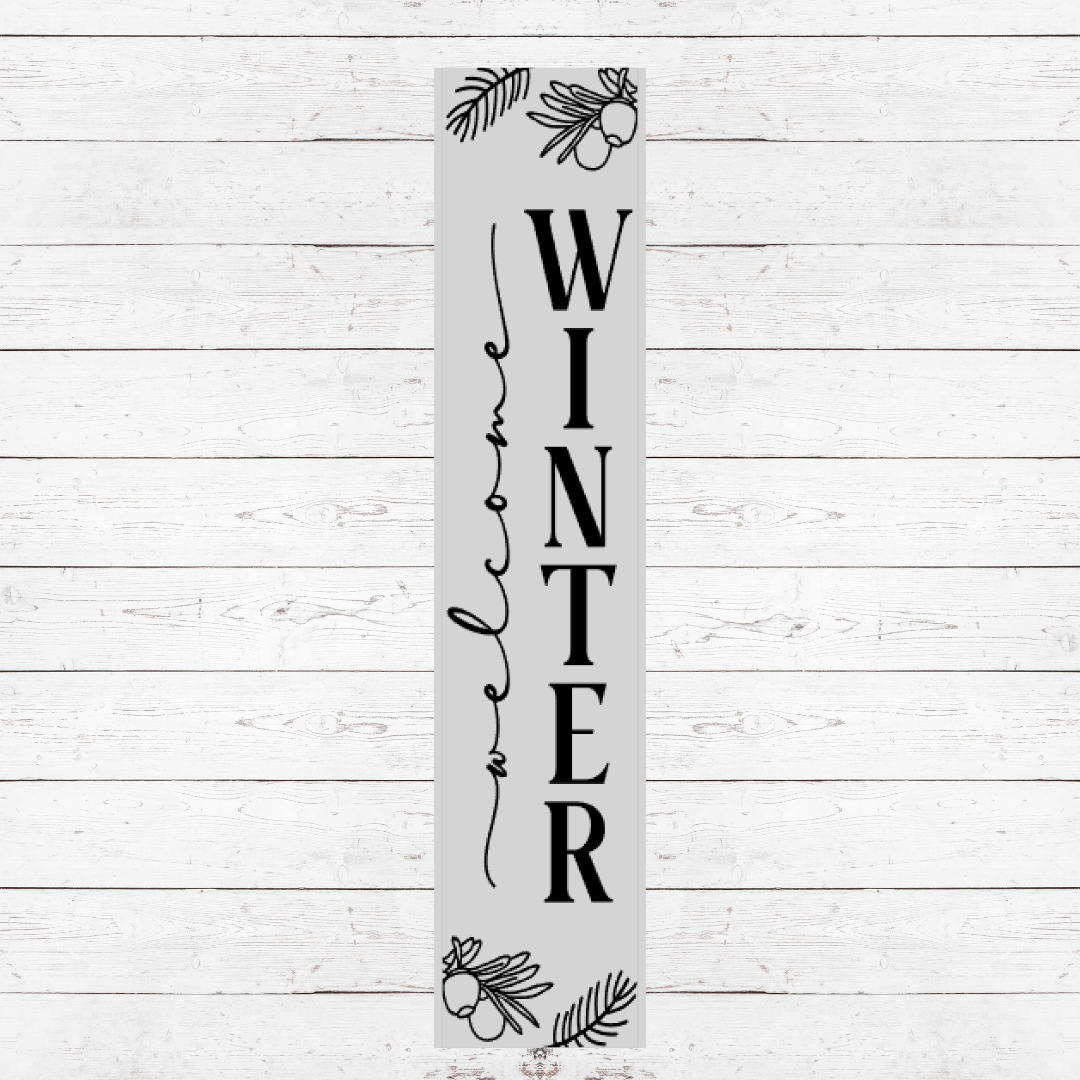 Welcome Winter Porch Sign PS12