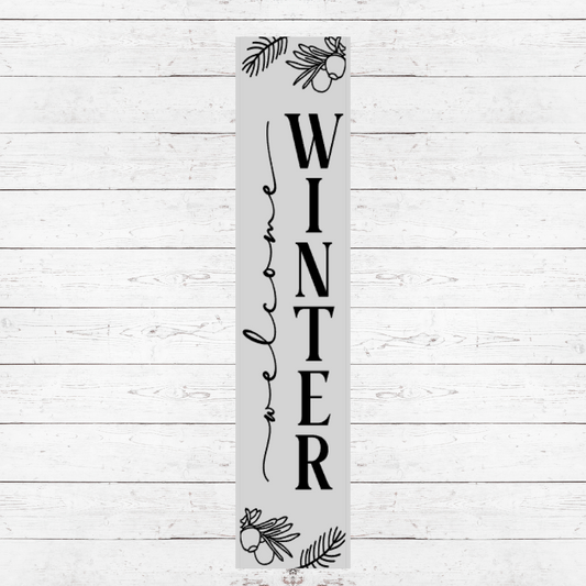 Welcome Winter Porch Sign PS12