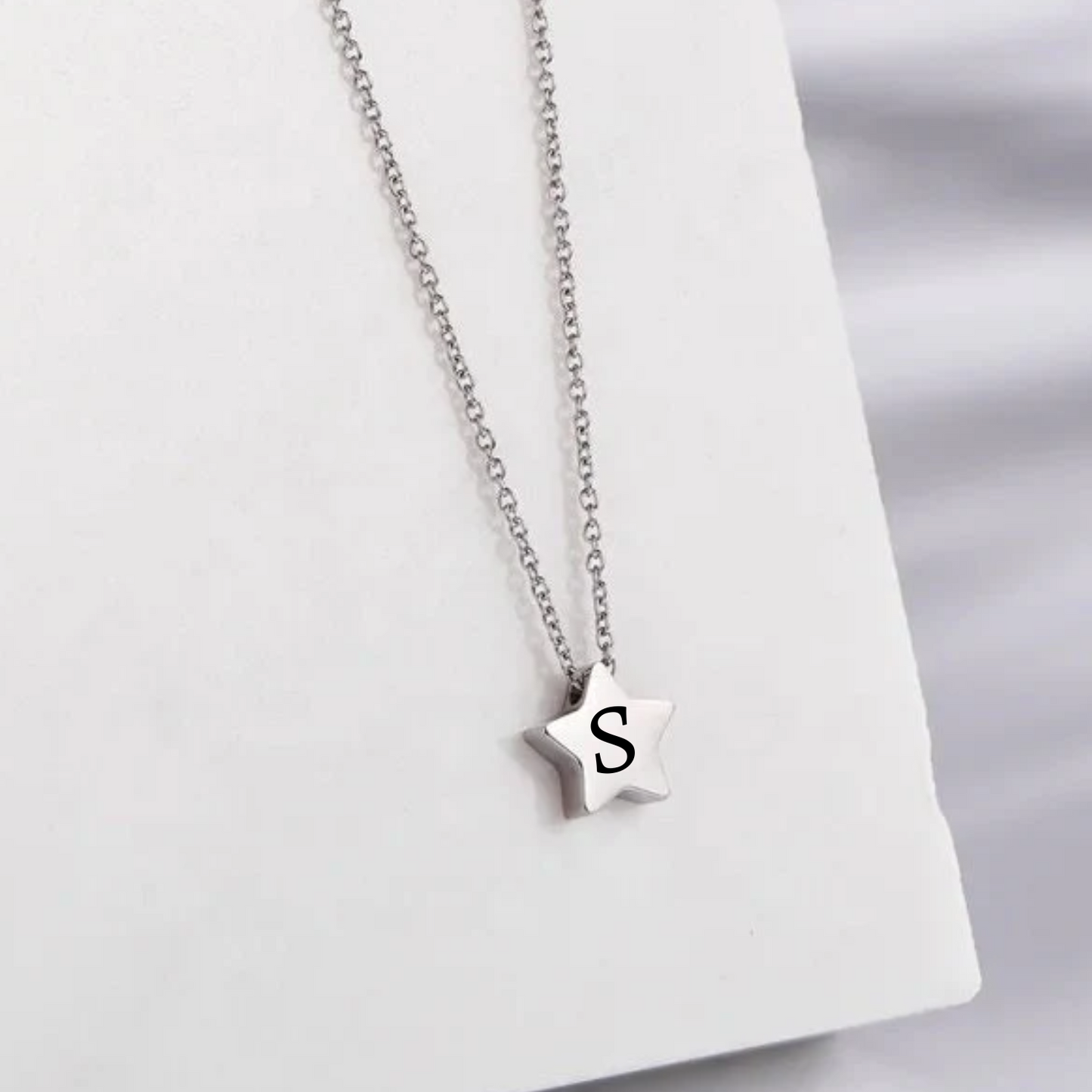 Engraved Star Necklace