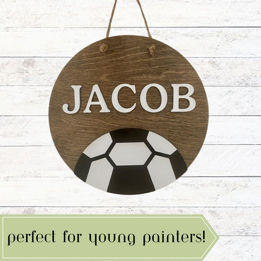 Soccer Mini Door Hanger:  K07