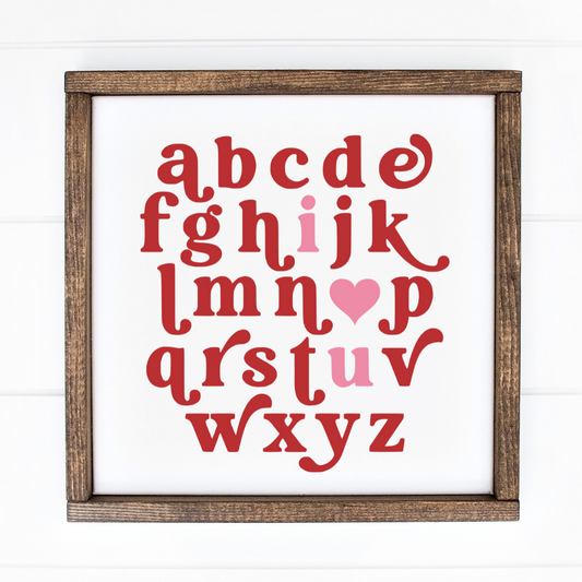 Love Alphabet: VSP01