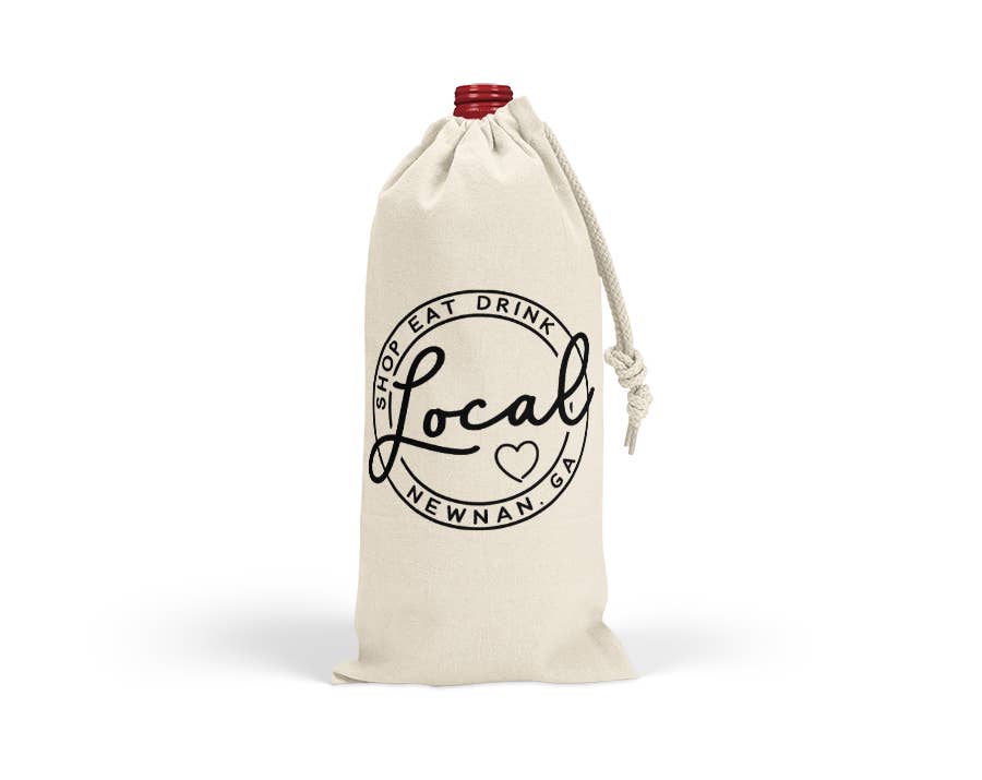 Local Wine Bag Drawstring