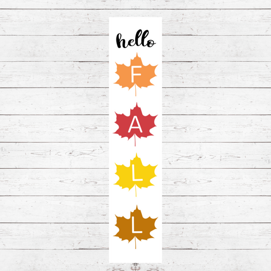 Hello Fall Porch Sign PS07
