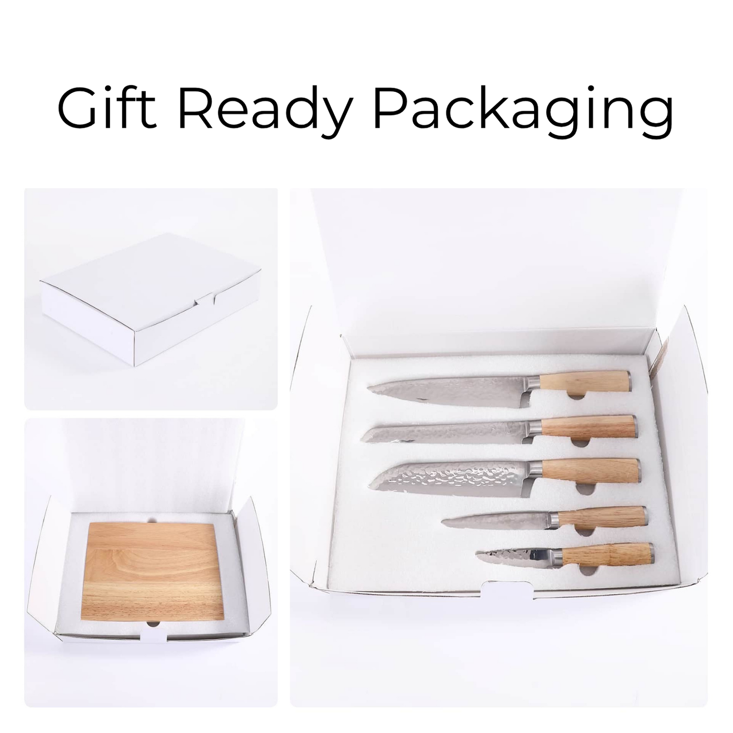 Kitchen Knife Set with Magnetic Block Stand