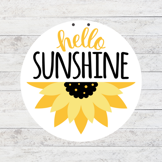 Sunshine 3D Door Hanger