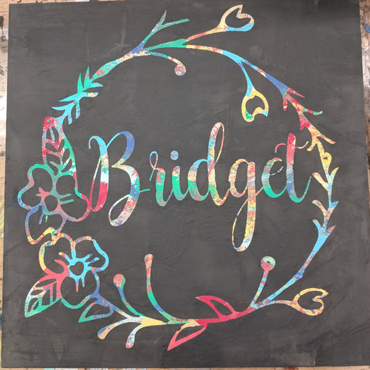 Name with flower wreath:  KIDS06