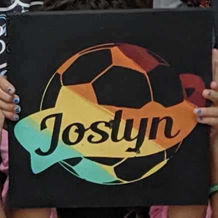 Soccer ball with name:  KIDS07
