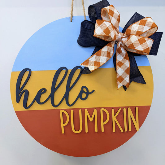 Hello fall doorhanger (RTS)