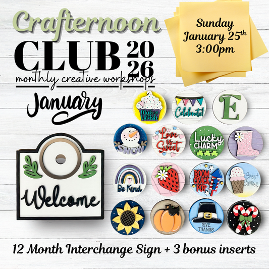 Crafternoon Club: January Project