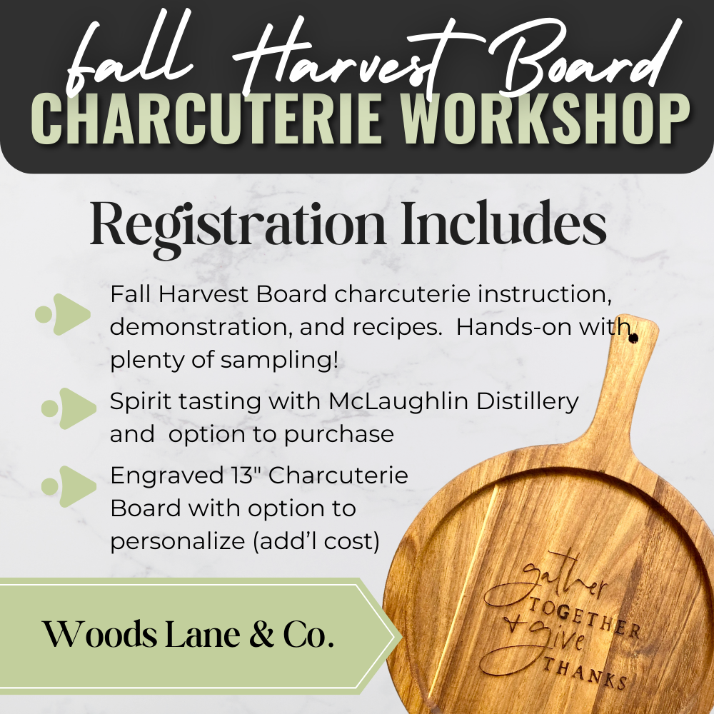 Fall Harvest Board Charcuterie Workshop | Sat. Nov. 2