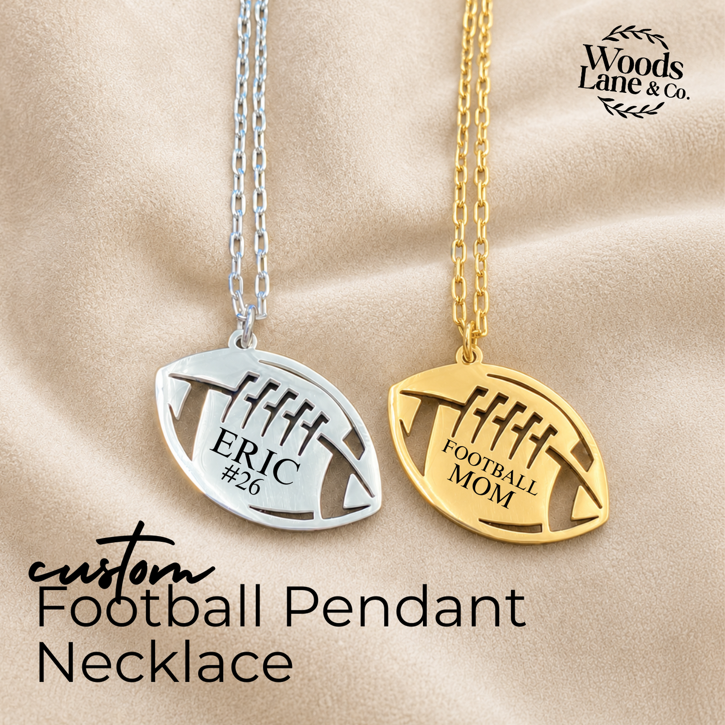 Football Necklace