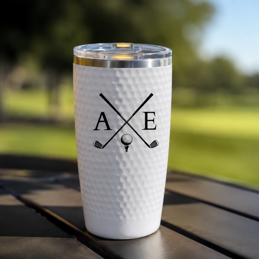 Golf Ball Textured Tumbler