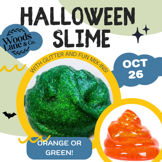 Halloween Slime Workshop | Sat. Oct 26