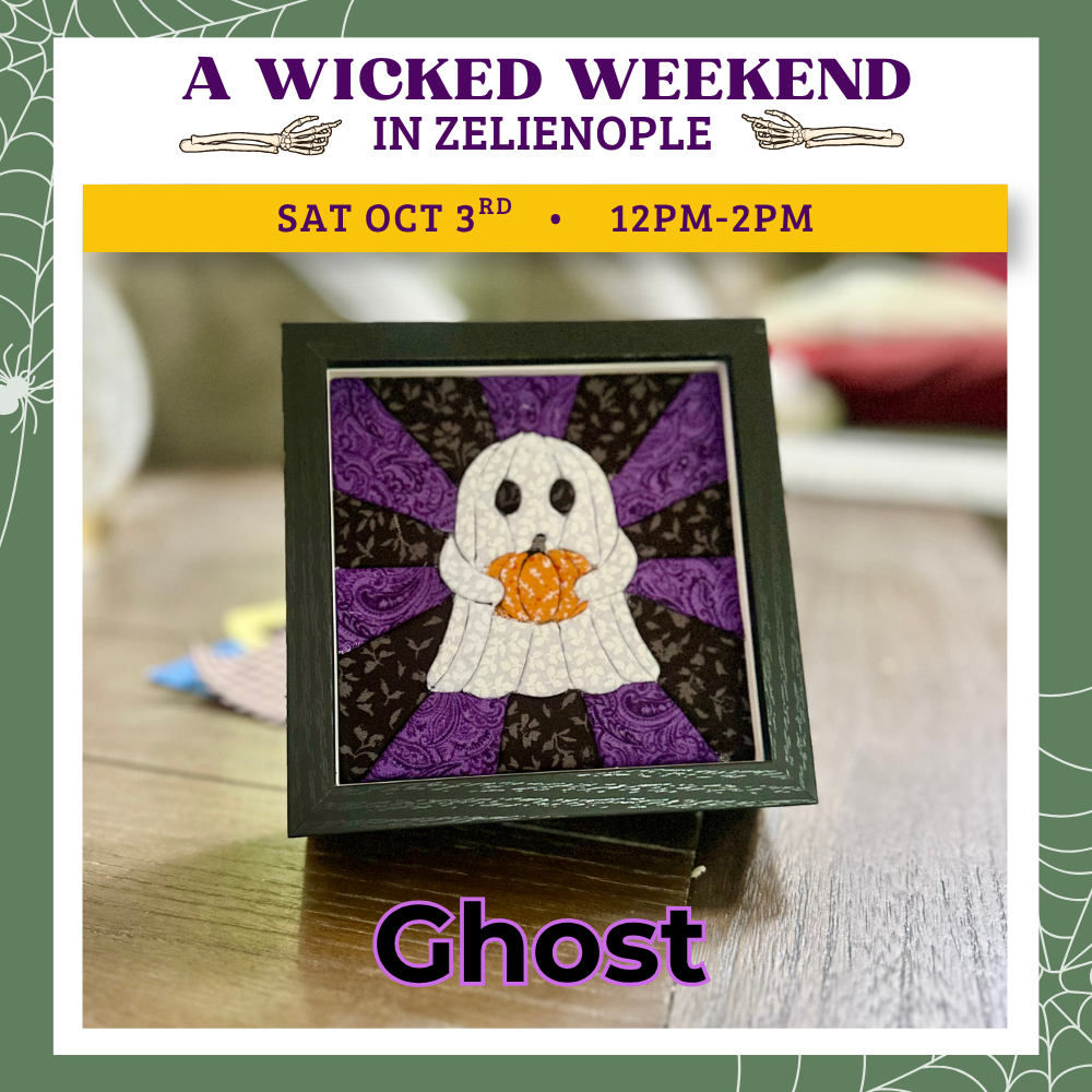 Wicked Weekend | Halloween Fabric Art | Oct 3