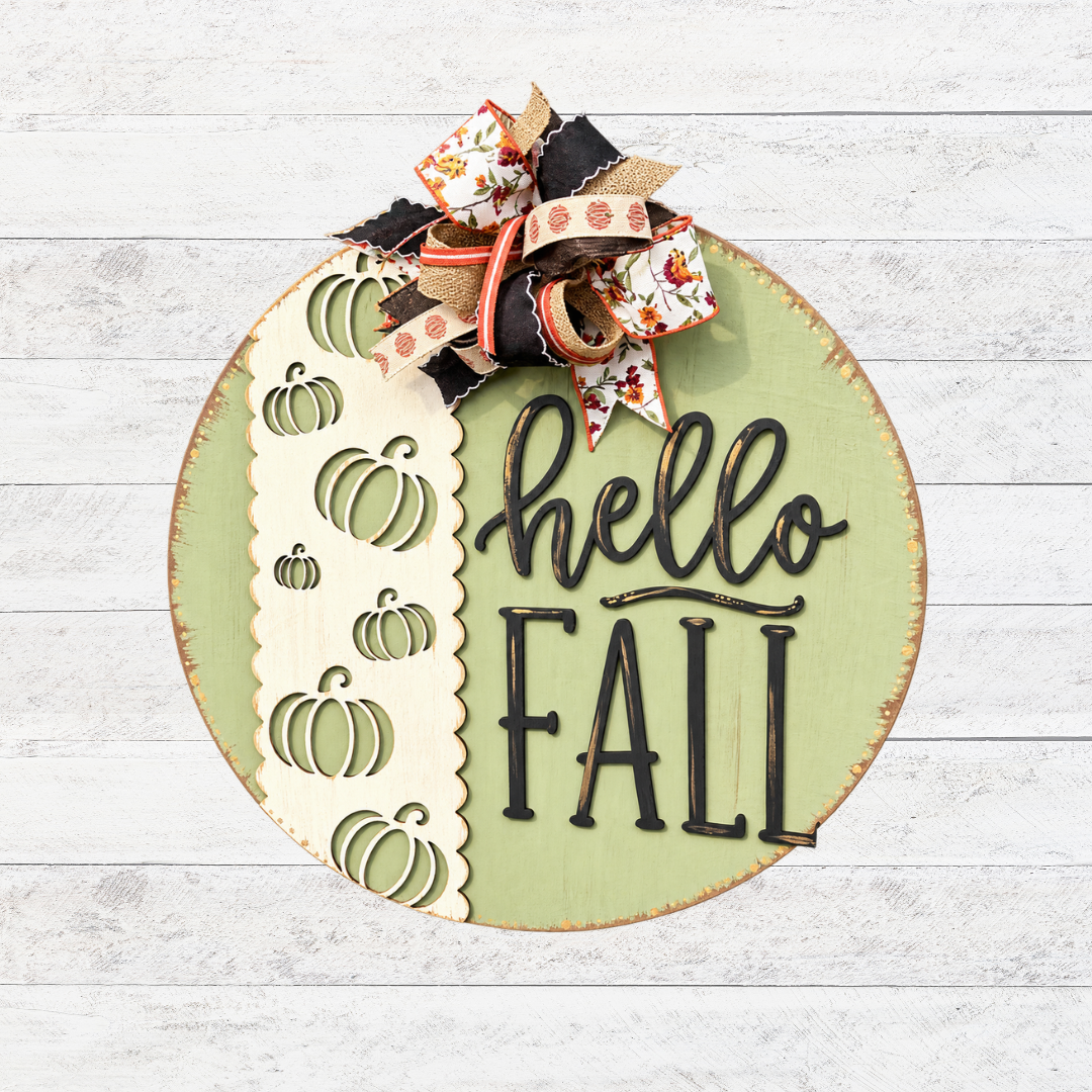 Hello Fall Door Hanger