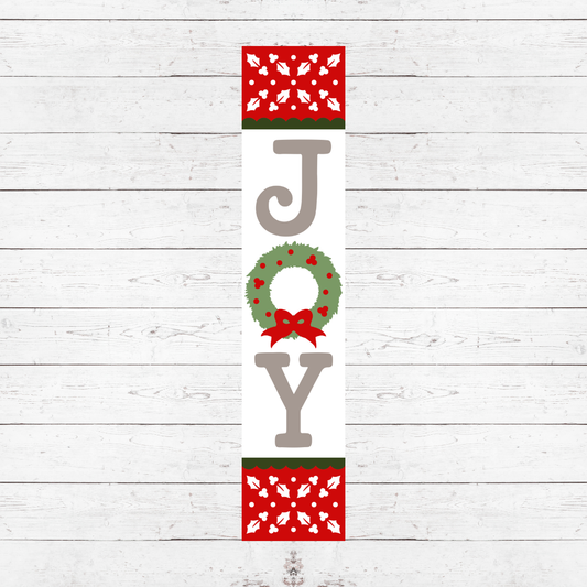 Joy Wreath Porch Sign PS19
