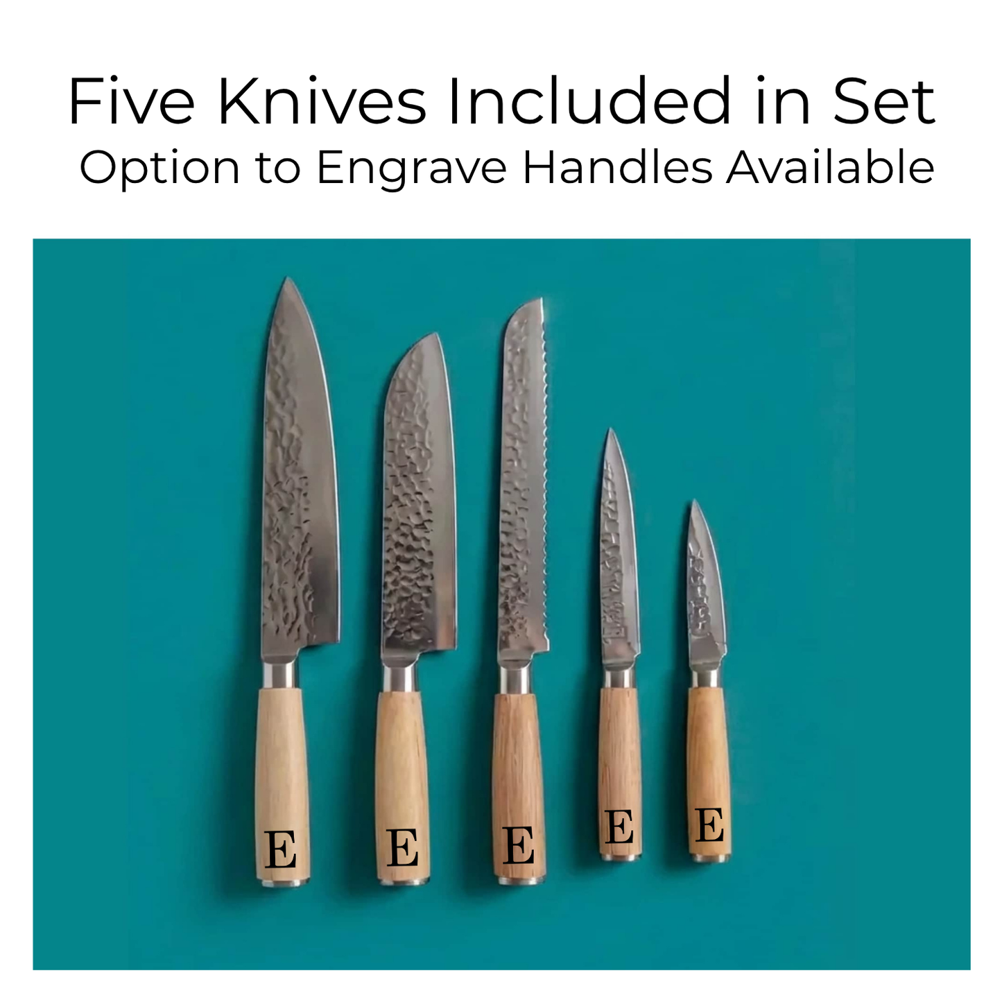 Kitchen Knife Set with Magnetic Block Stand