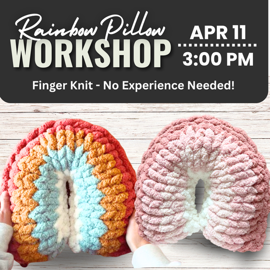 Hand Knit Pillow Workshop | Sat. Apr. 11