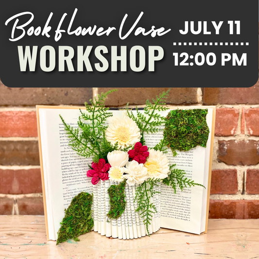 Book Flower Vase Workshop | Sat.July 11