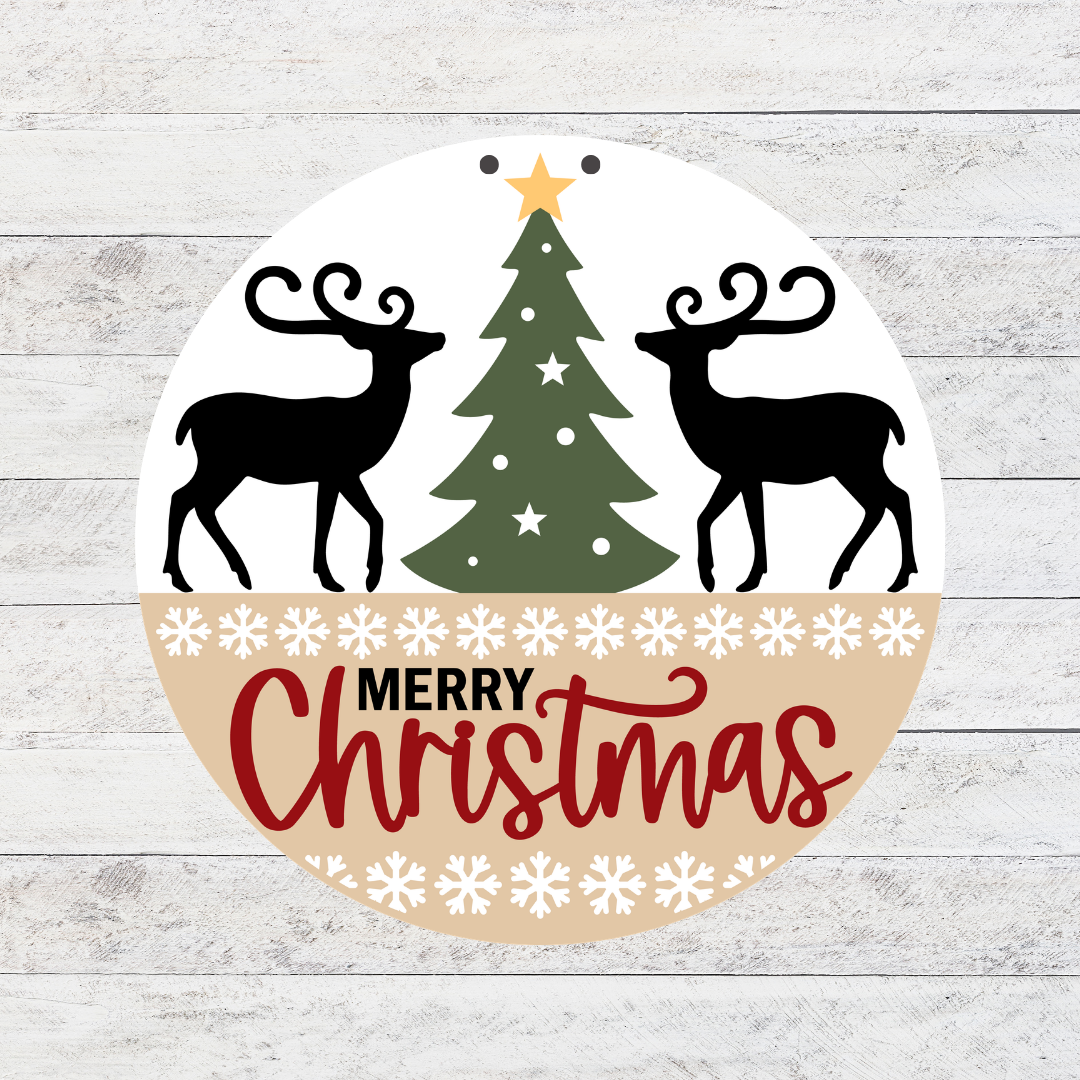 Reindeer Door Hanger