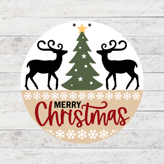 Reindeer Door Hanger