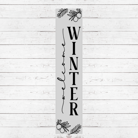 Welcome winter Porch Sign PS12