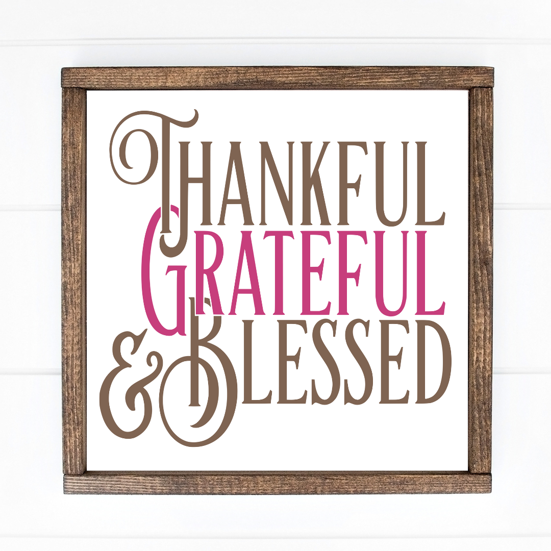 Thankful grateful and blessed:  FH13