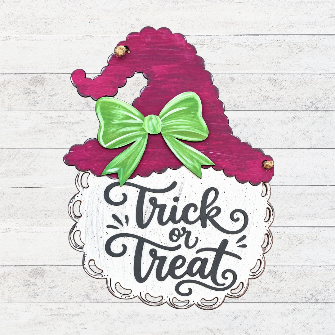 Trick or Treat Hat Door Hanger