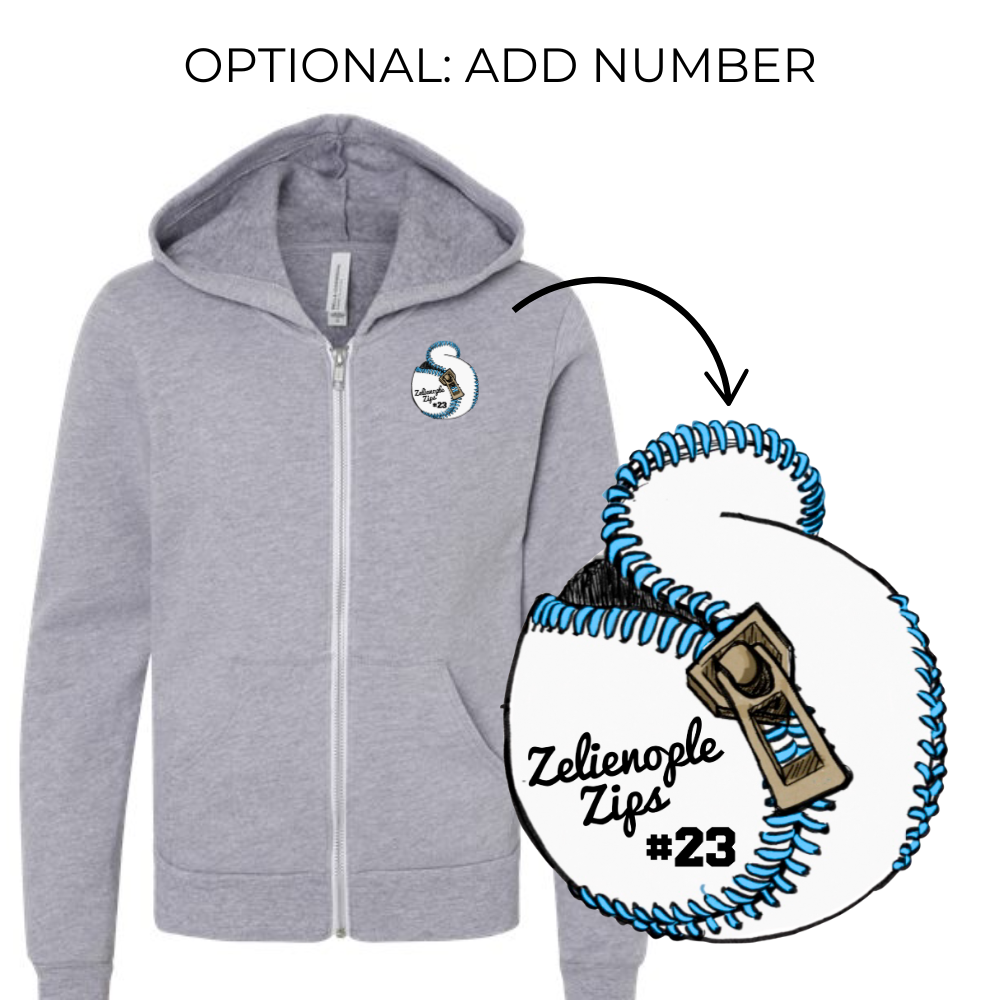 Zelienople Zips Zip-up Hoodie-YOUTH