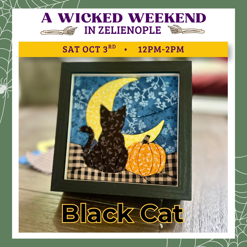 Wicked Weekend | Halloween Fabric Art | Oct 3