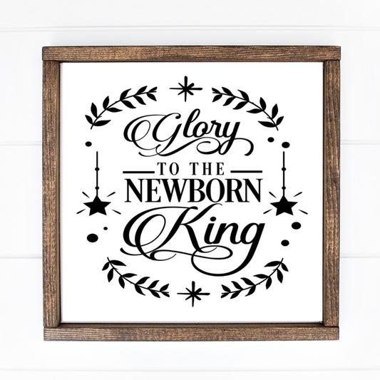 Glory to the newborn King:  CW28