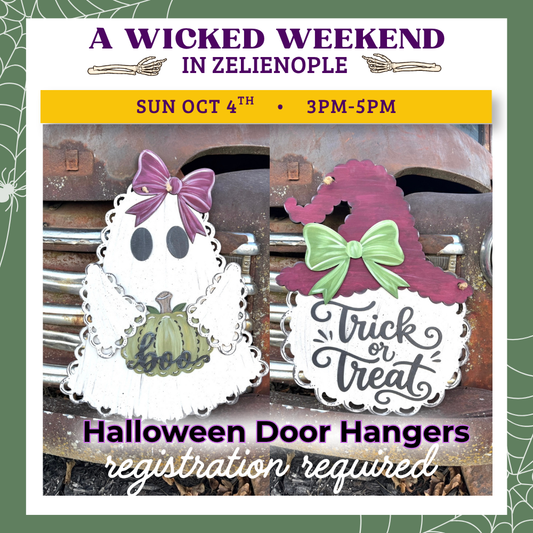 Wicked Weekend | Halloween Door Hanger | Oct 4