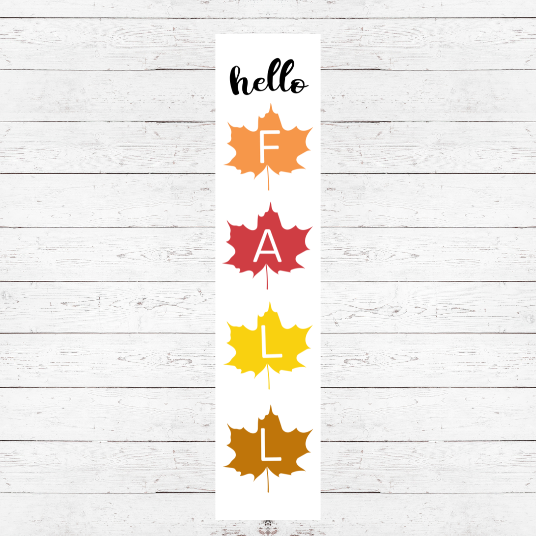 Hello Fall Porch Sign PS07