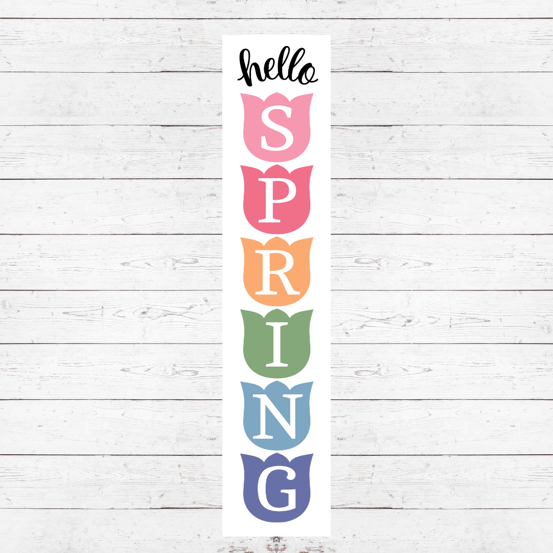 Hello Spring Porch Sign PS02