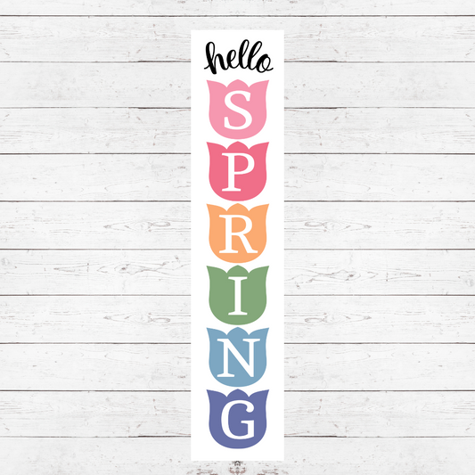 Hello Spring Porch Sign PS02