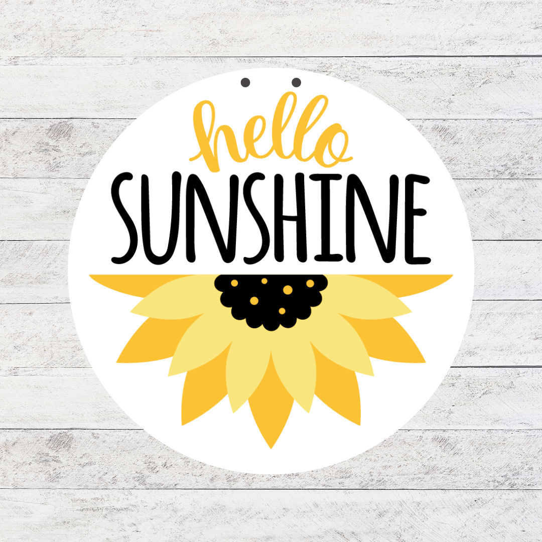 Sunshine 3D Door Hanger