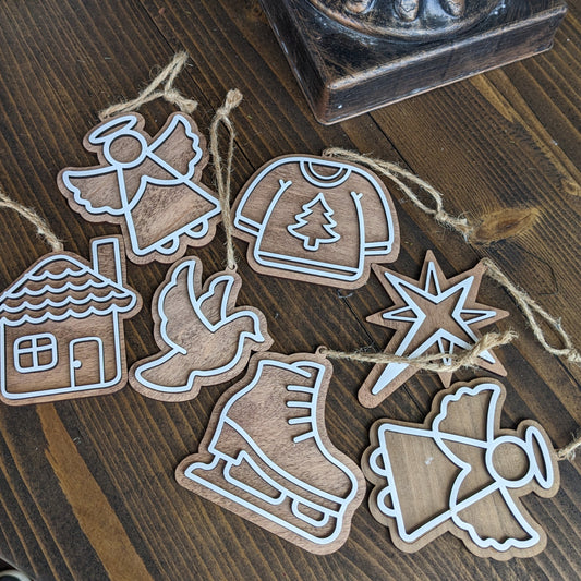 Gingerbread Cookie Christmas Ornament (RTS)