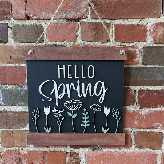 Hello Spring Hanger (RTS)